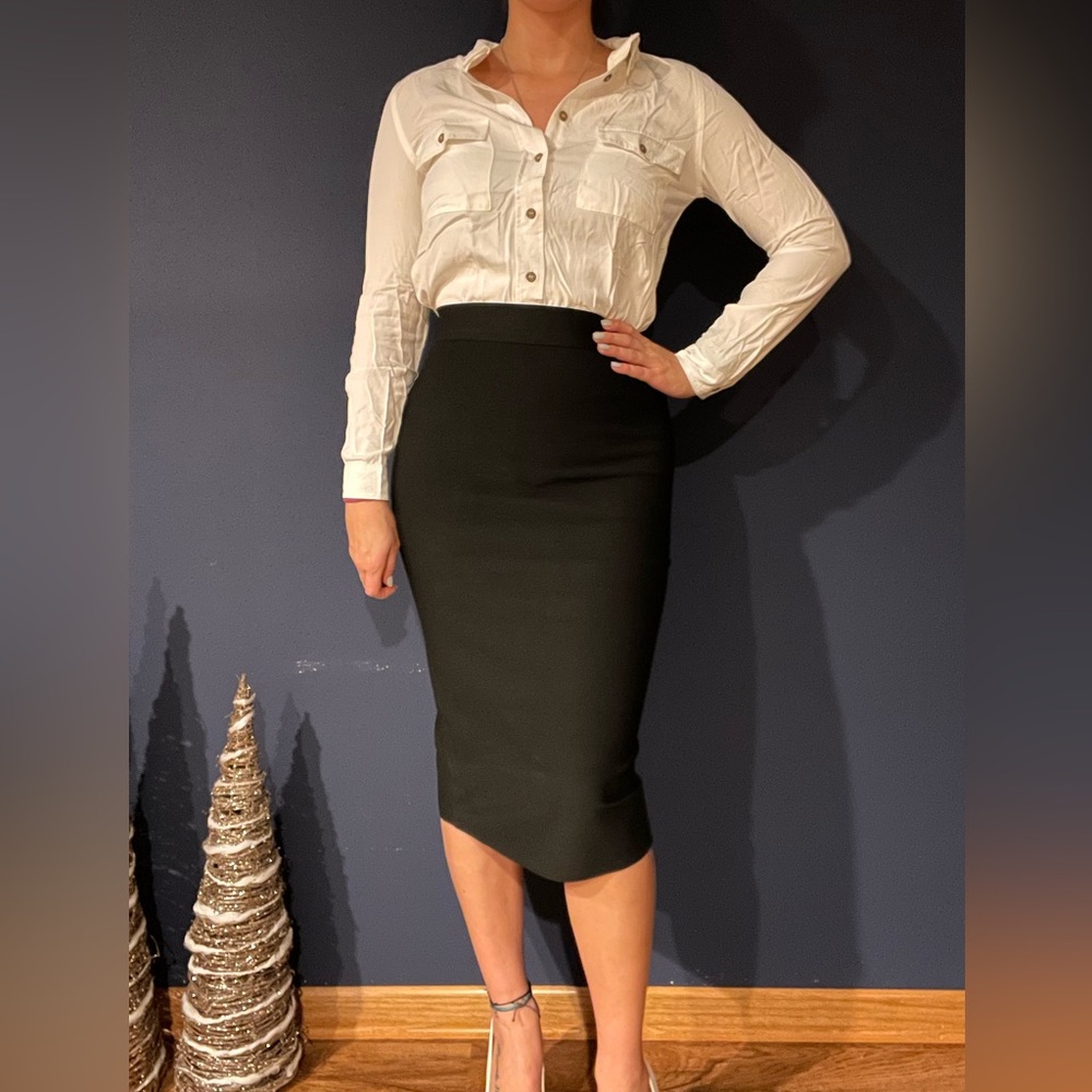 White Button Down Top